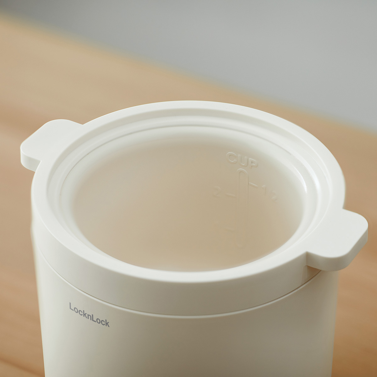 Nồi Cơm Điện Mini LocknLock Bianco Mini Rice Cooker 220V, 50Hz, 300W, 0.6L - Màu Ngà - EJR314IVY, , large image number 5